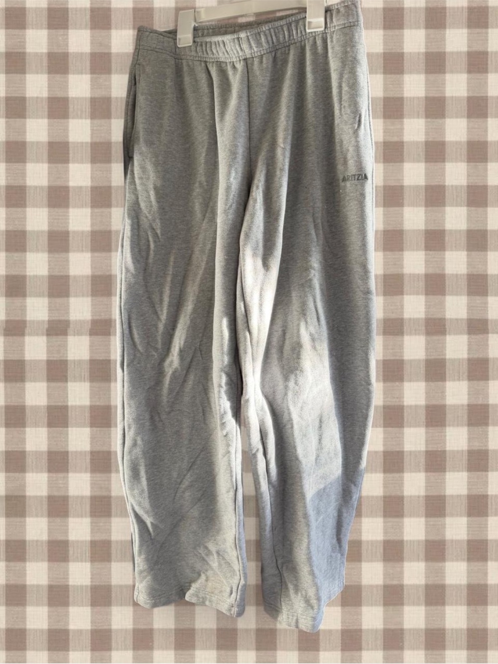 Aritzia Light Gray Men’s Sweatpants with Elastic Waist
